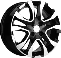 Khomen KHW1503 Black-FP 4*98 6xR15 ET36 DIA58.5